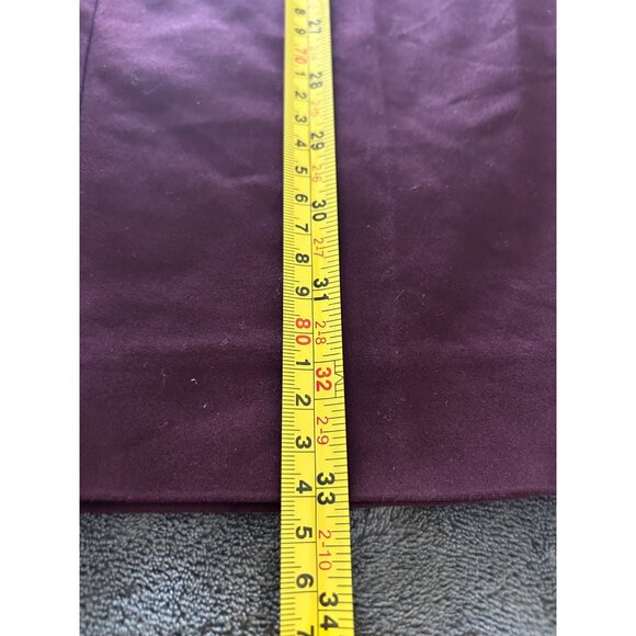 7th Avenue Design Studio New York Co Burgundy Stretch Pull on Pants size 12 - Picture 9 of 9
